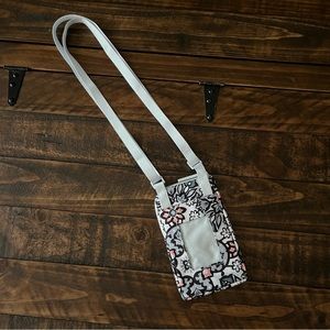 Vera Bradley Lisbon Medallion Lighten Up Mini Cell Phone Crossbody Purse